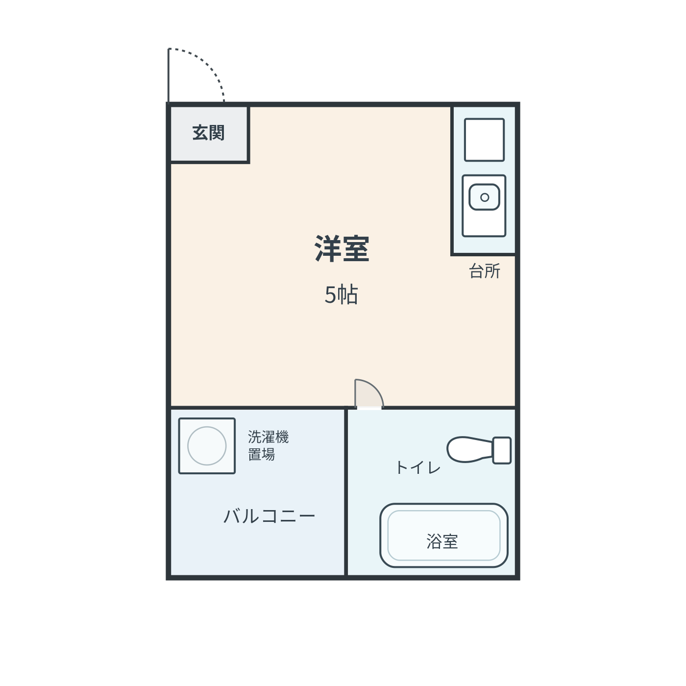 AIで清書した間取り図